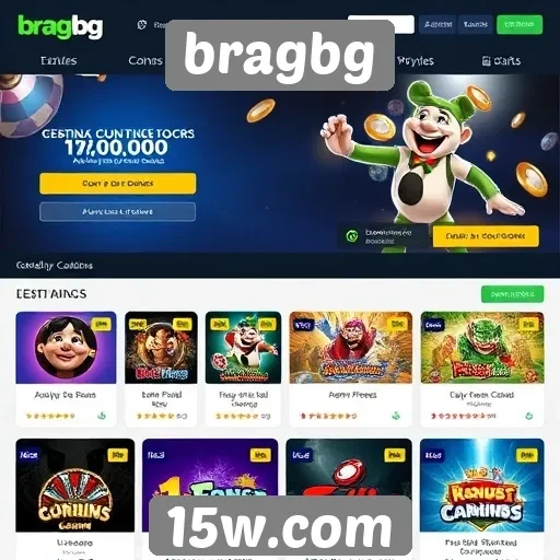 Exploração das funcionalidades do site bragbg